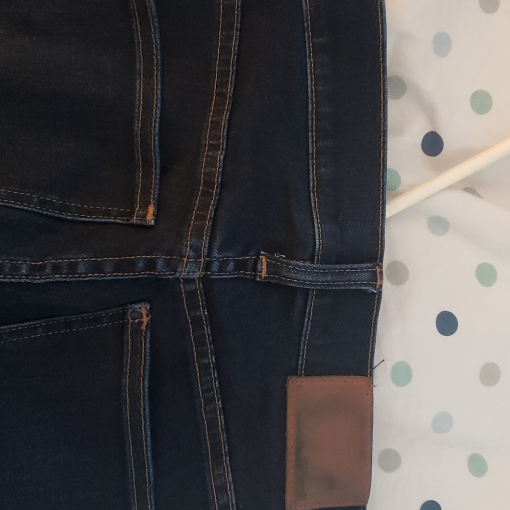 Madewell 9 inch High Rise Skinny Sz 24 dark blue - Picture 4 of 5